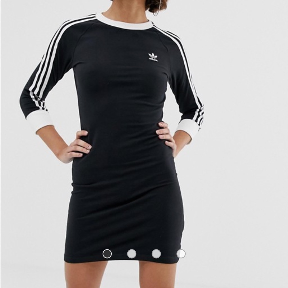 NWT Adidas 3 Stripe Dress size XS